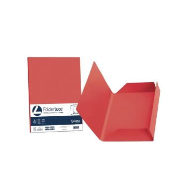 Cartella c/lembi folder 25x35 200gr fg25 rosso scarlatto