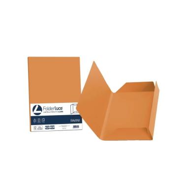Cartella c/lembi folder 25x35 200gr fg25 arancio