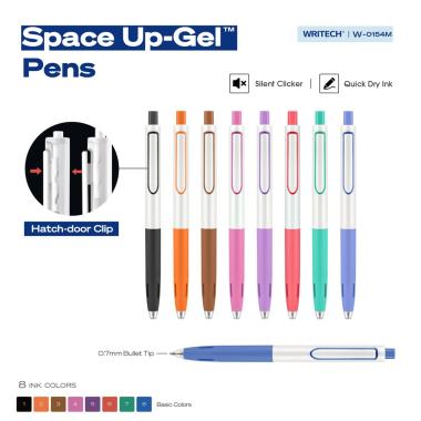 Esp 24 penne gel space up 0,7 8 colori
