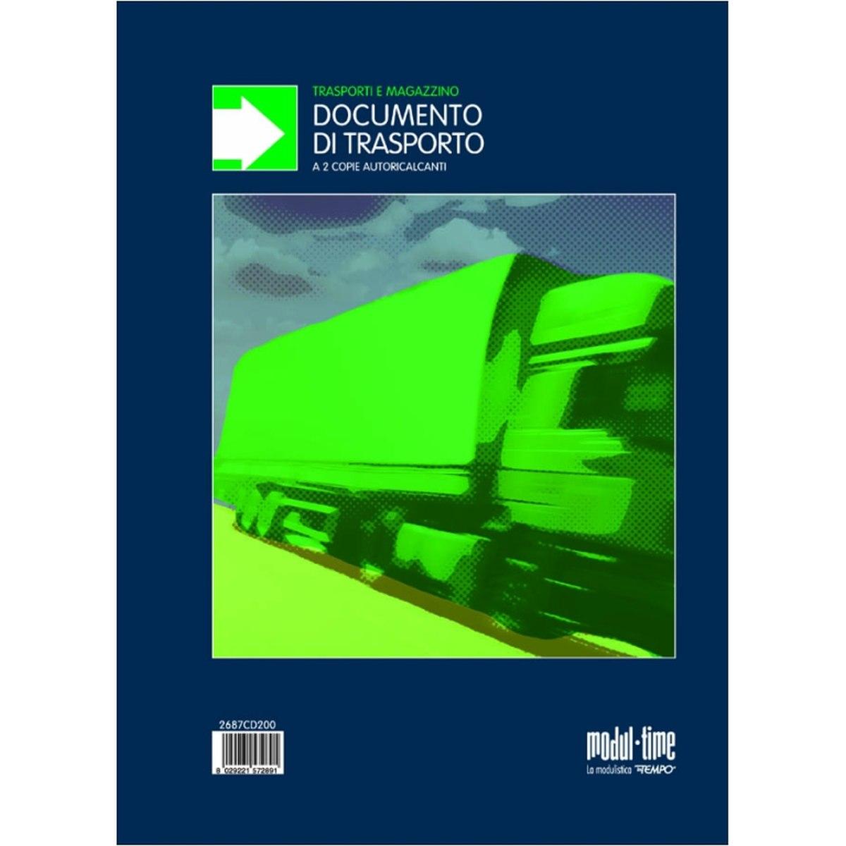 Blocco documento di trasporto a4 2cop 50x2