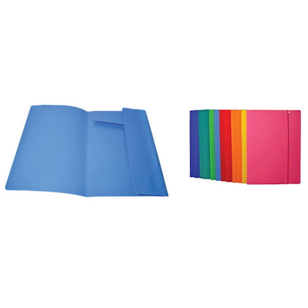 Cartellina c/elastico a4 ppl laccato ass