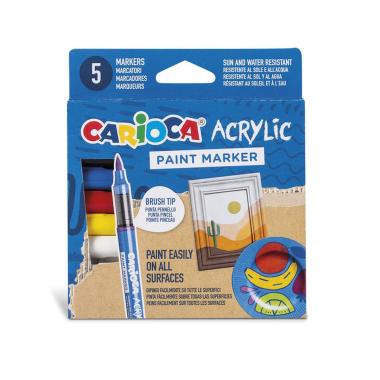 Carioca acrilyc paint marker 5pz