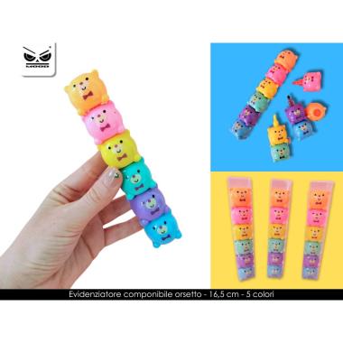 Evidenziatore componibile orsetto