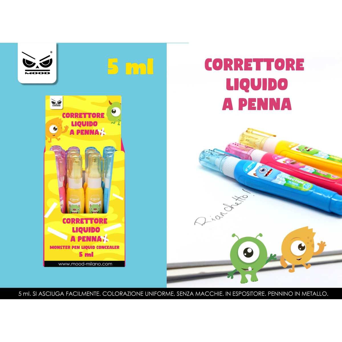 Correttore liquido a penna monster (cf12)