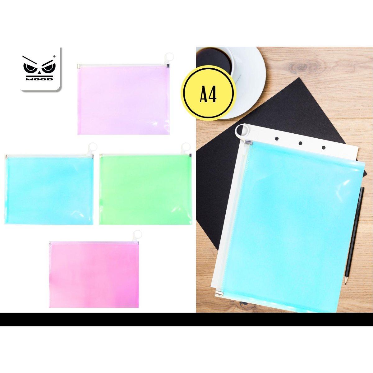 Busta trasparente color mis.l