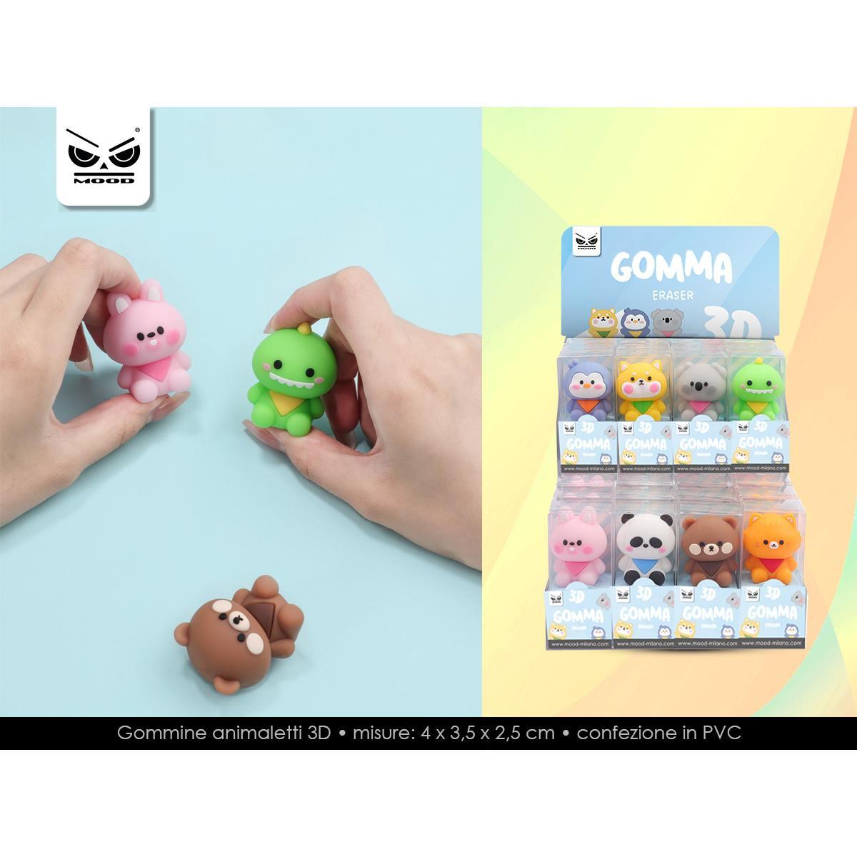 Animaletti gommina 3d in esp da 24
