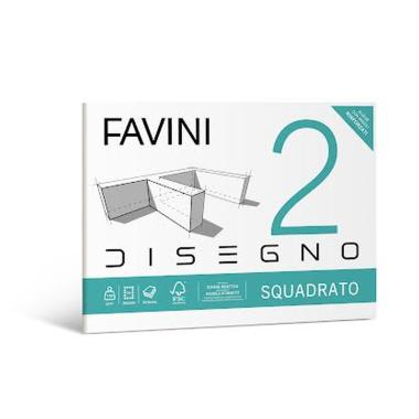 Blocco favini 2 disegno 24x33 liscio squadrato 110gr 20fg