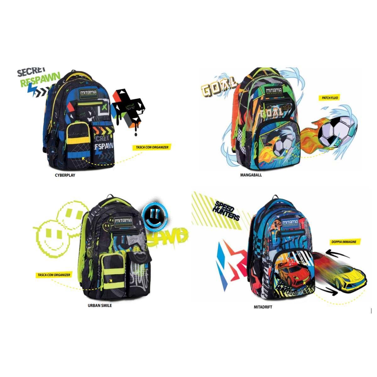 Zaino new plus mix boy mitama zaini new plus