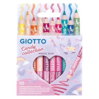 Giotto pastelli con punta bicolore magic duo candy collection