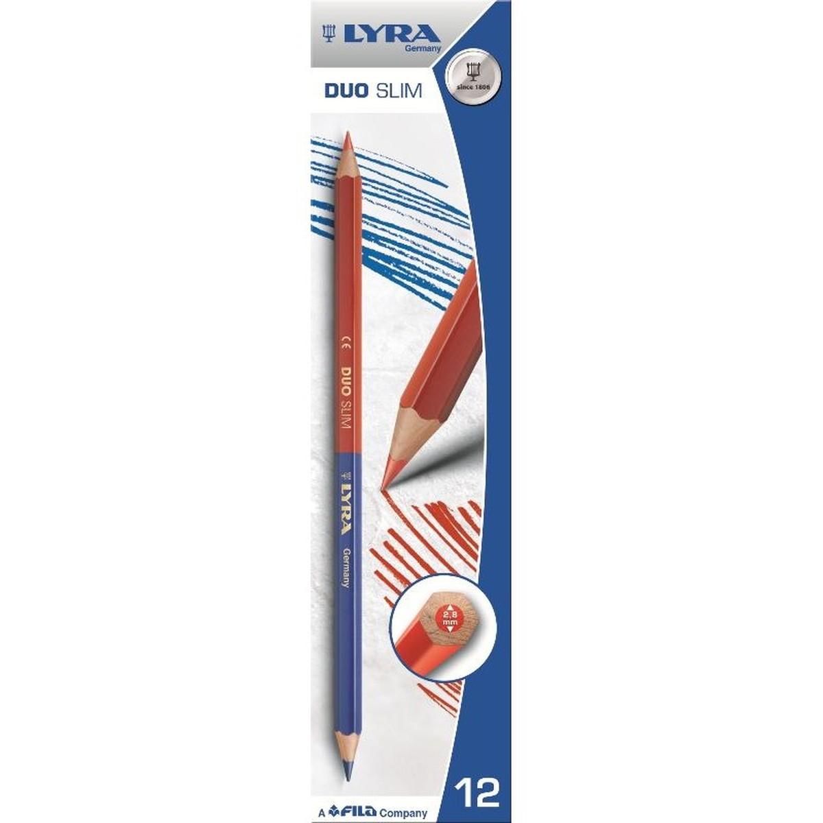 Matita lyra bicolore duo slim cf12