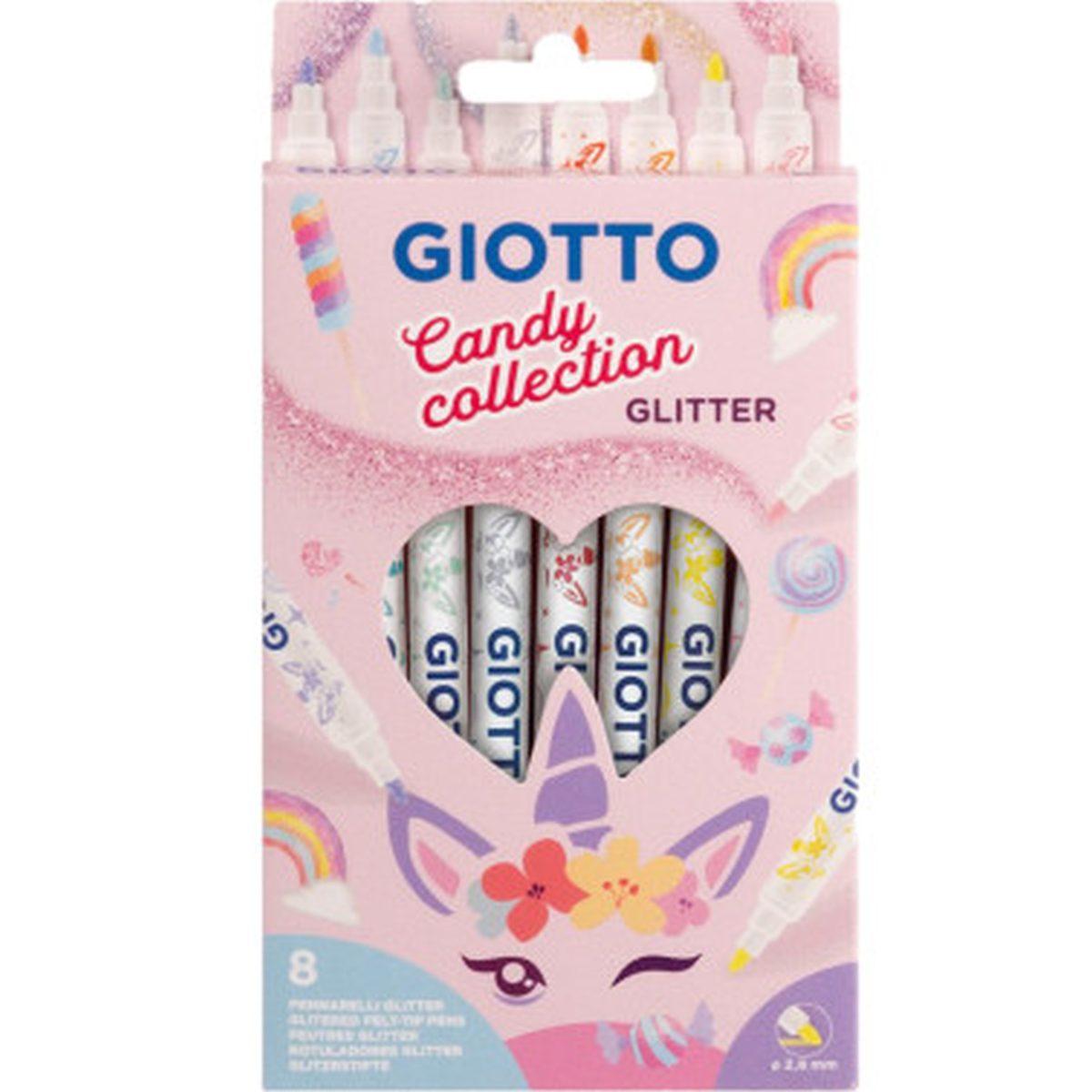 Giotto turbo glitter candy collection cf8