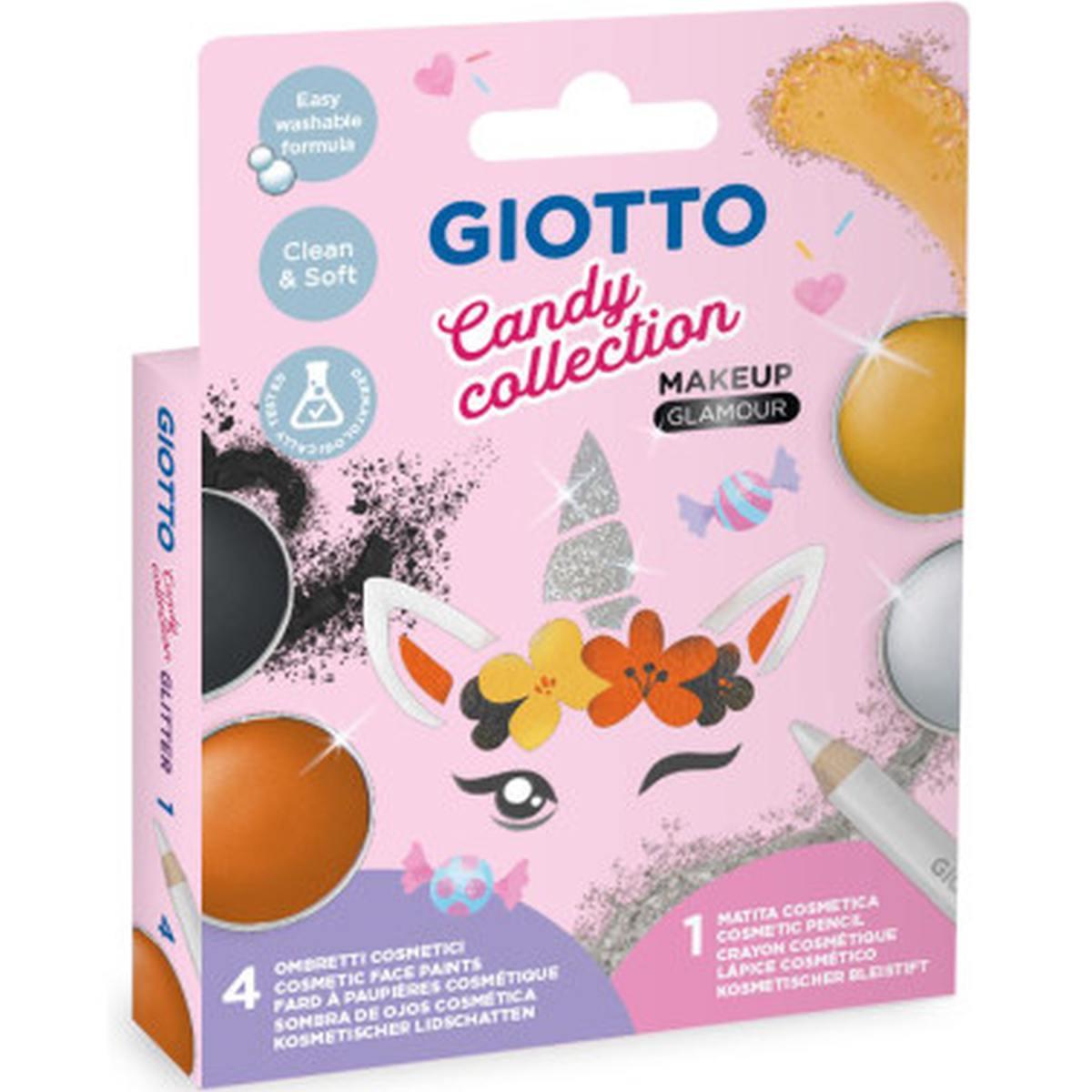 Giotto set 4 ombretti + matita candy collection