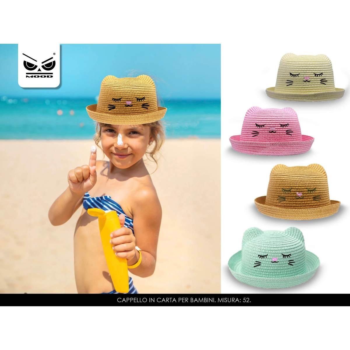 Cappello bambino/a gattino