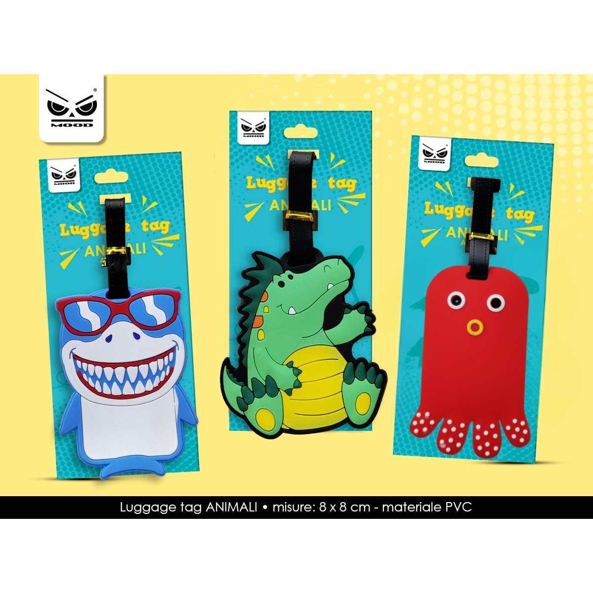 Luggage tag animali
