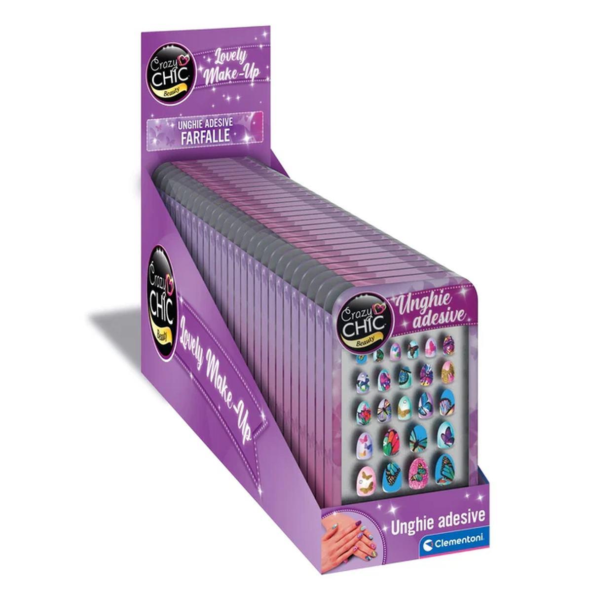 Unghie adesive farfalle