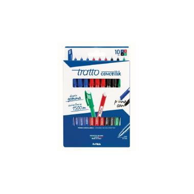 Tratto cancellik cf10 pz ass n/b/r/v