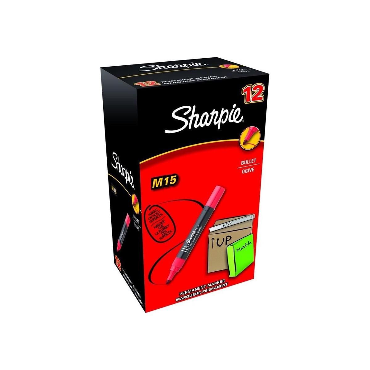 Marker m15 p.tonda cf.12 pz. rosso