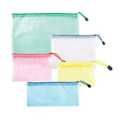 Busta pvc con zip ass trasp a5 cf 10