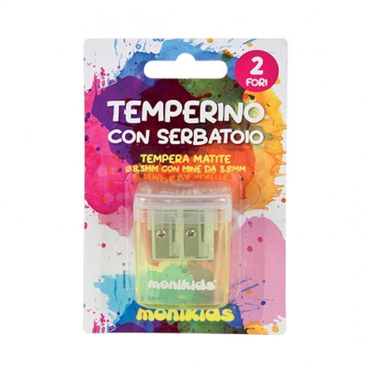 Temperamatite con tappo  2 fori cf.24 pz