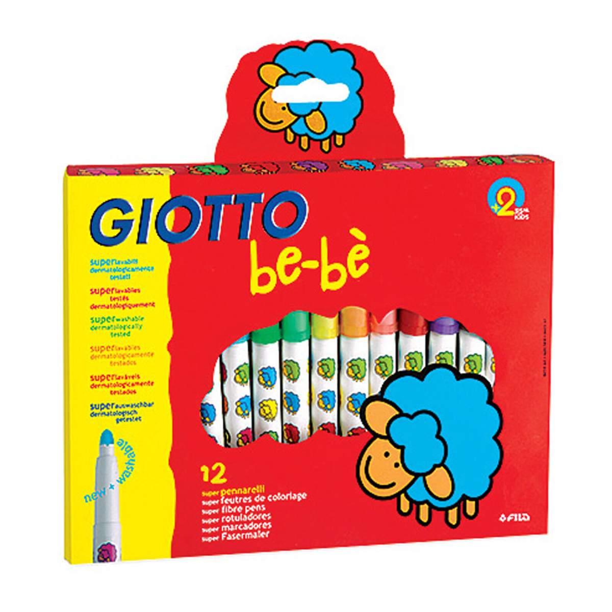 Giotto bebe'superpennarelli 12 pz.