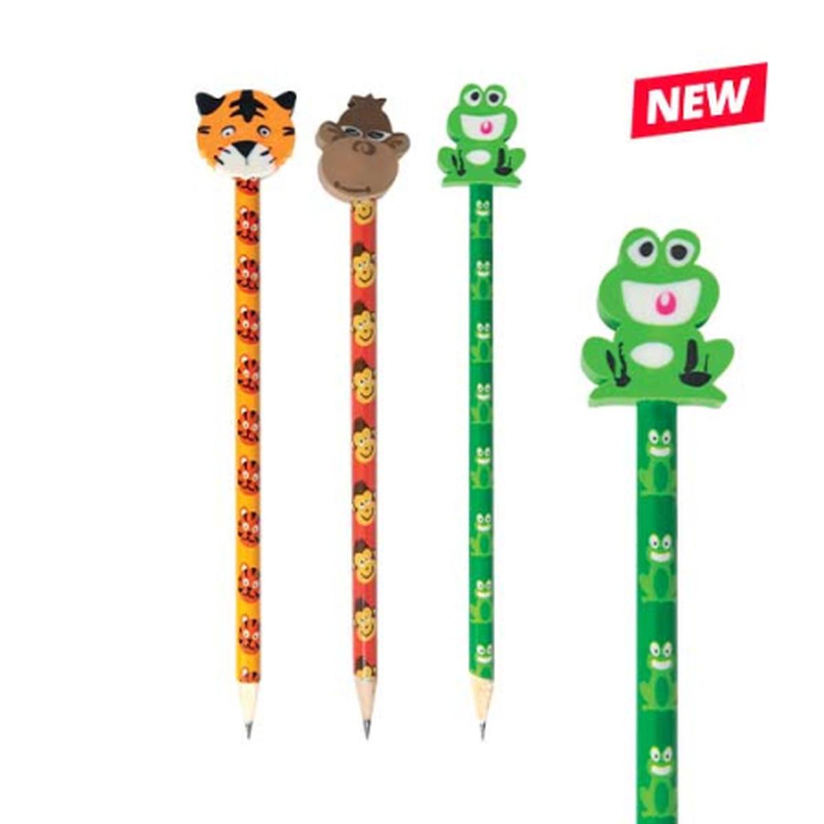 Matite con gomma animal espo 42 pz