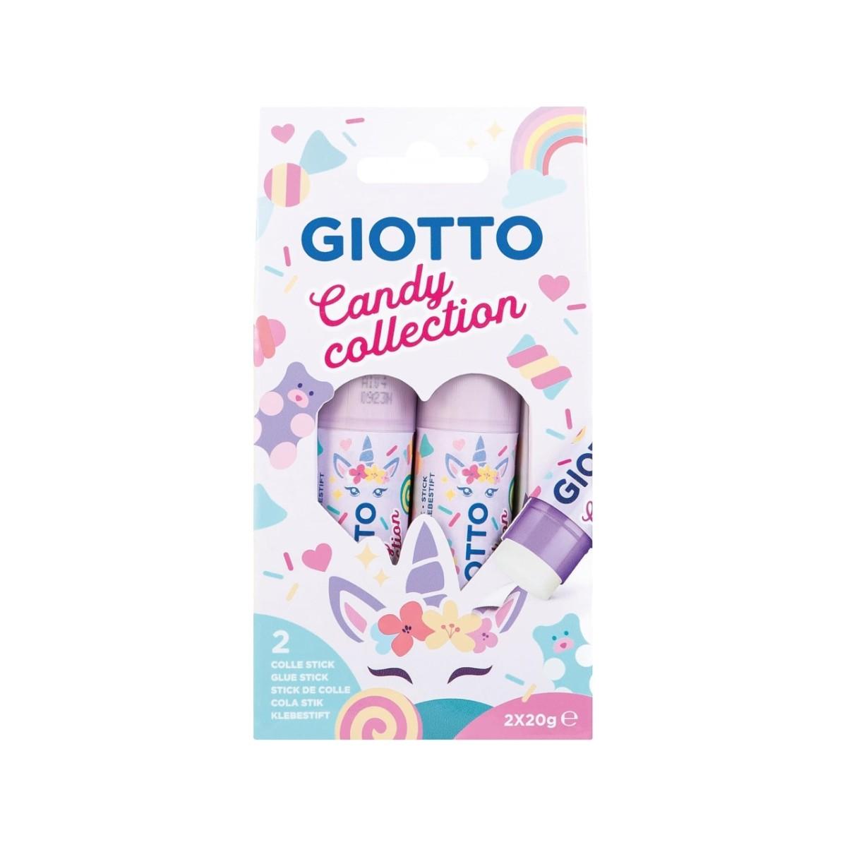 Colla giotto candy stick 20gr. 2pz