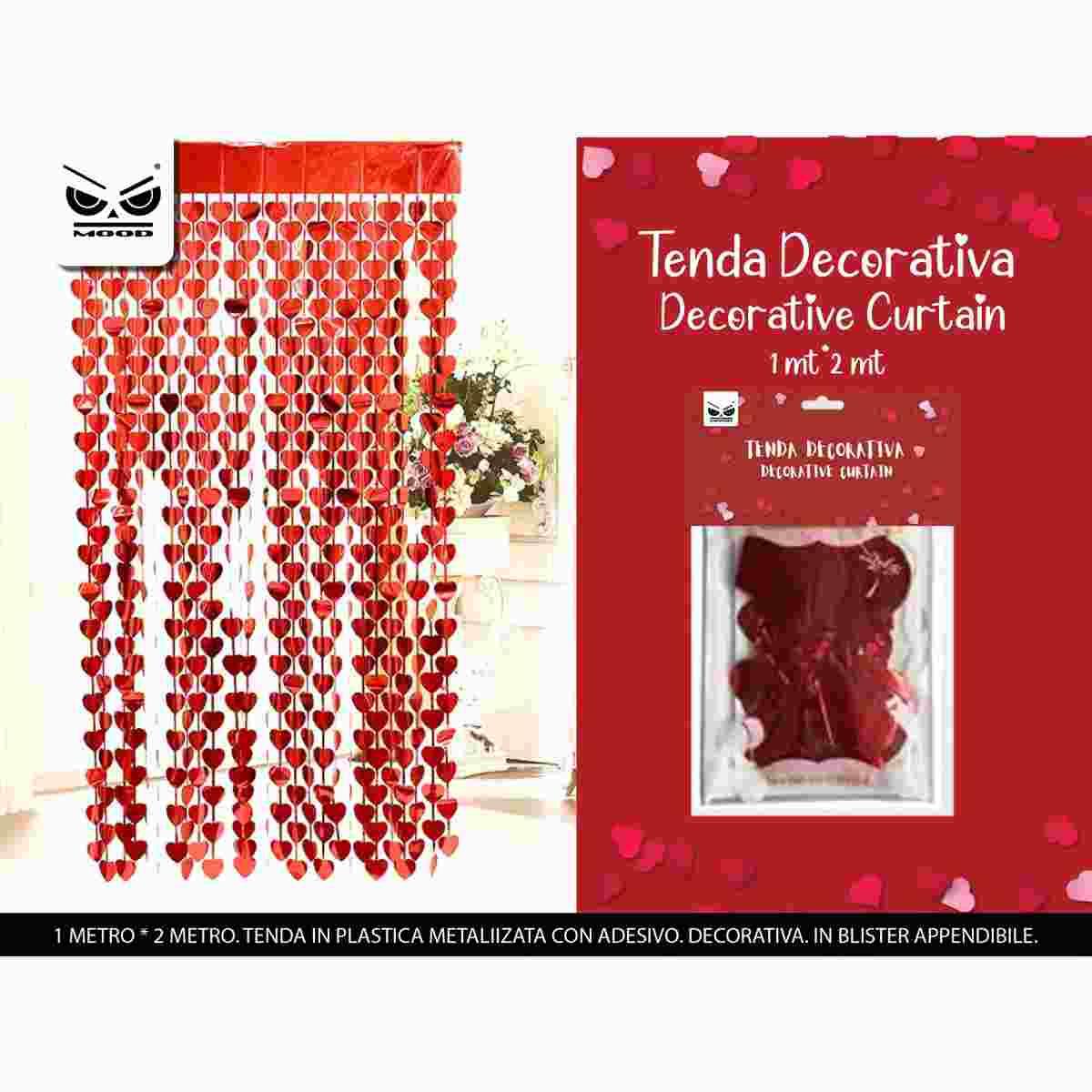 Tenda decorativa cuori