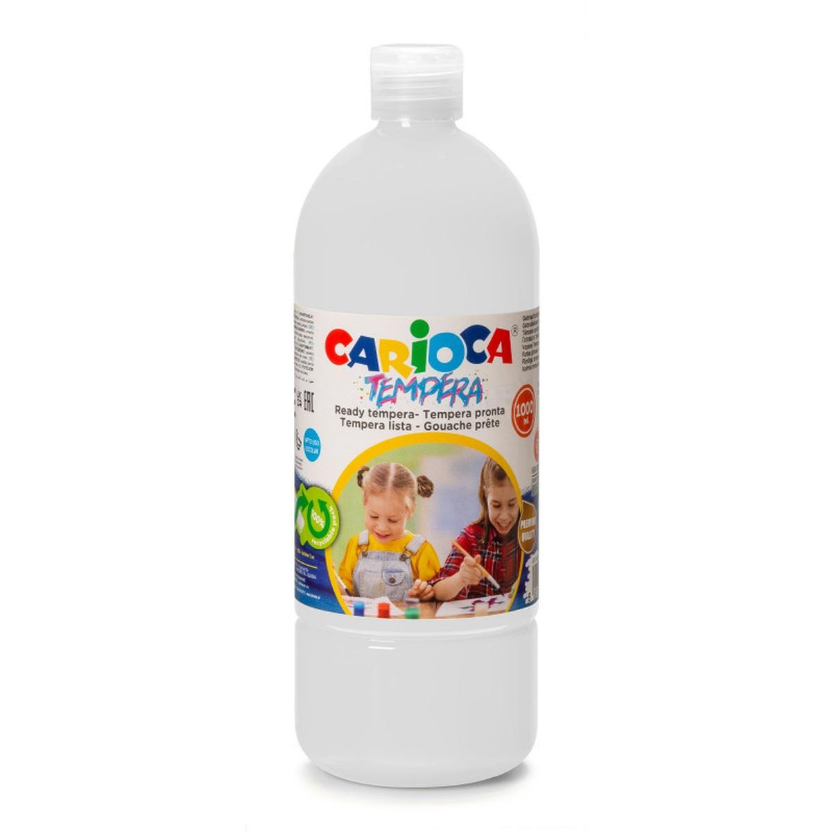 Carioca tempera pronta 1000ml bianco