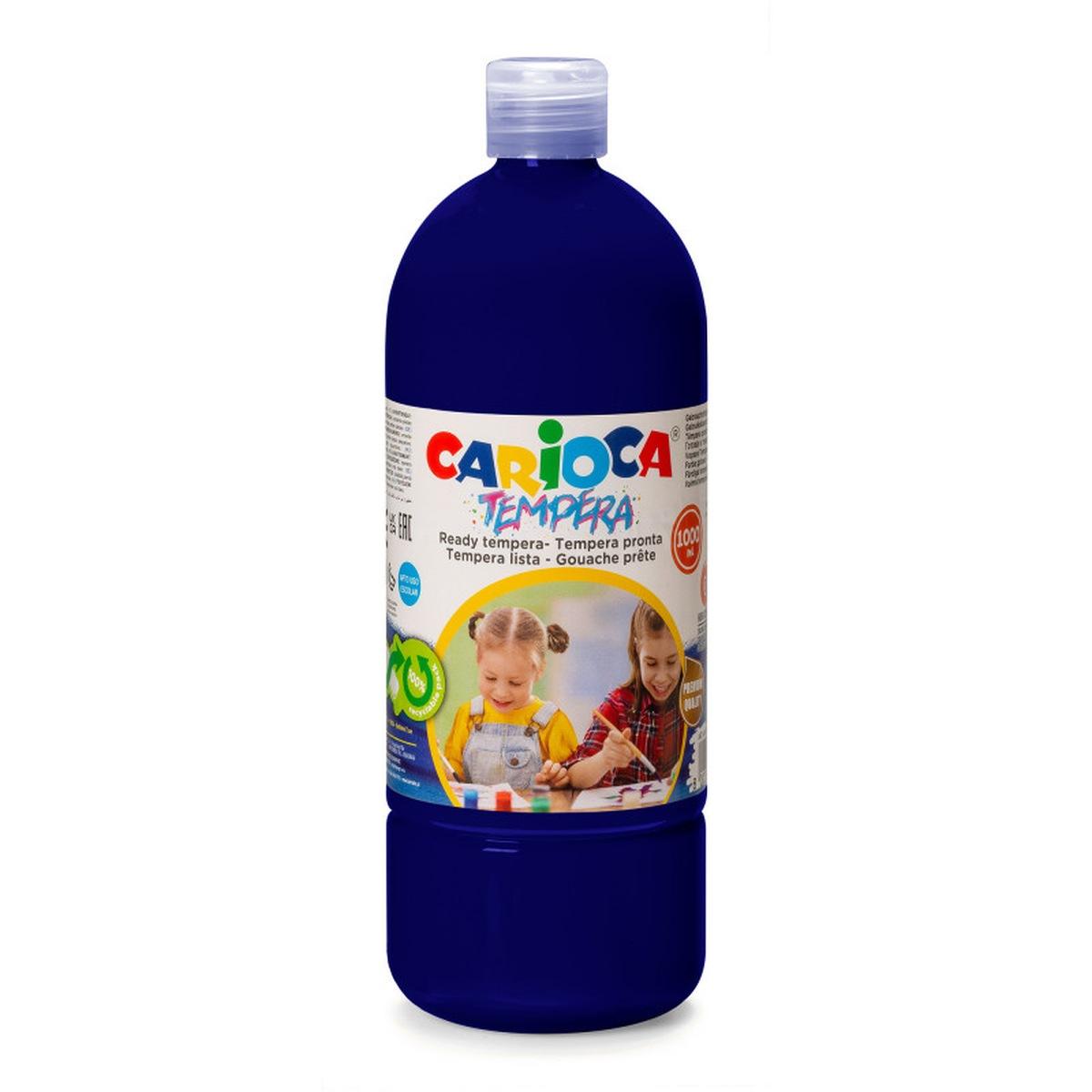 Carioca tempera pronta 1000ml blu