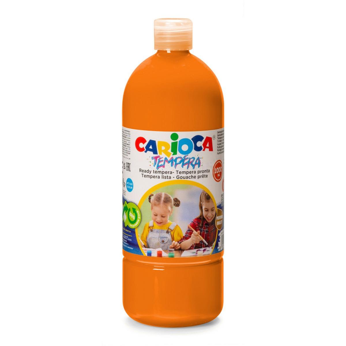 Carioca tempera pronta 1000ml arancio