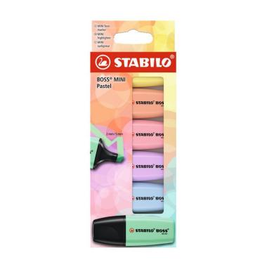 Stabilo boss mini pastel 6pz