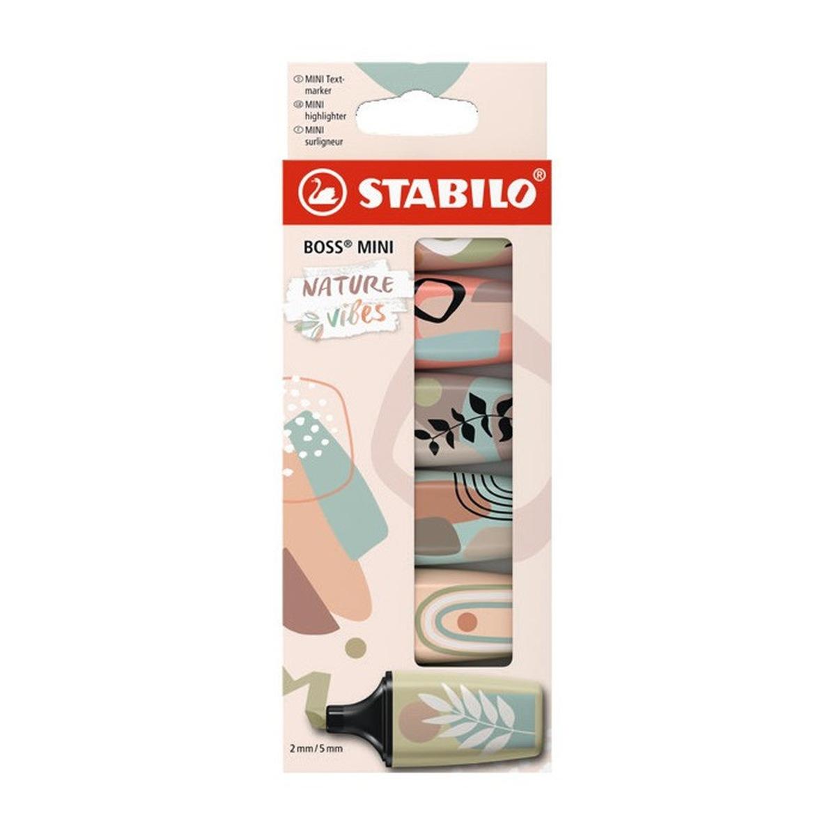 Stabilo boss mini nature 6pz