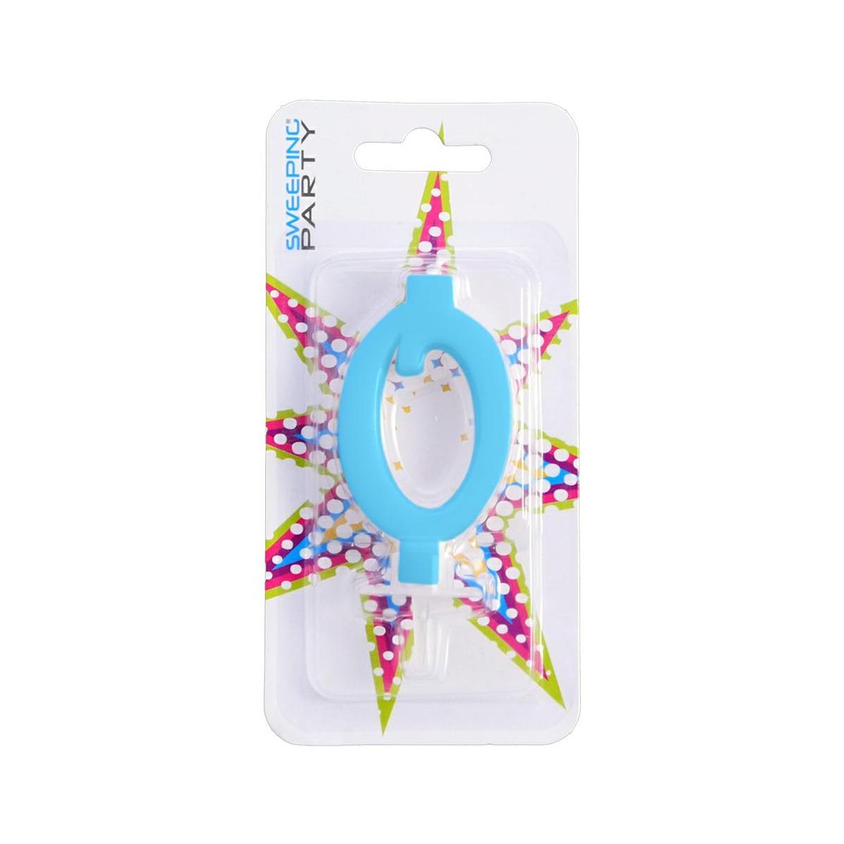 Candelina 9cm Nr.0 Colore Celeste