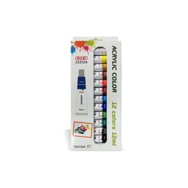 Tempera acrilica da 12 col 12ml