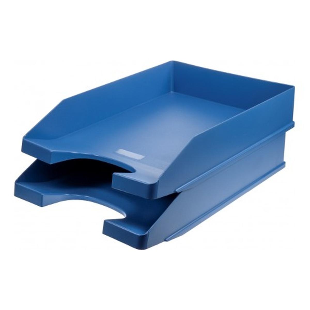 Vaschetta portadocumenti set 2 piani blu