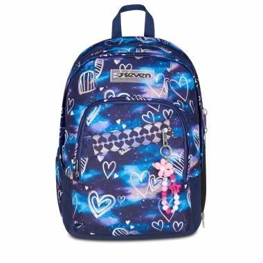 Zaino dual detach seven gloomy heart / zaino dual detach seven gloomy heart