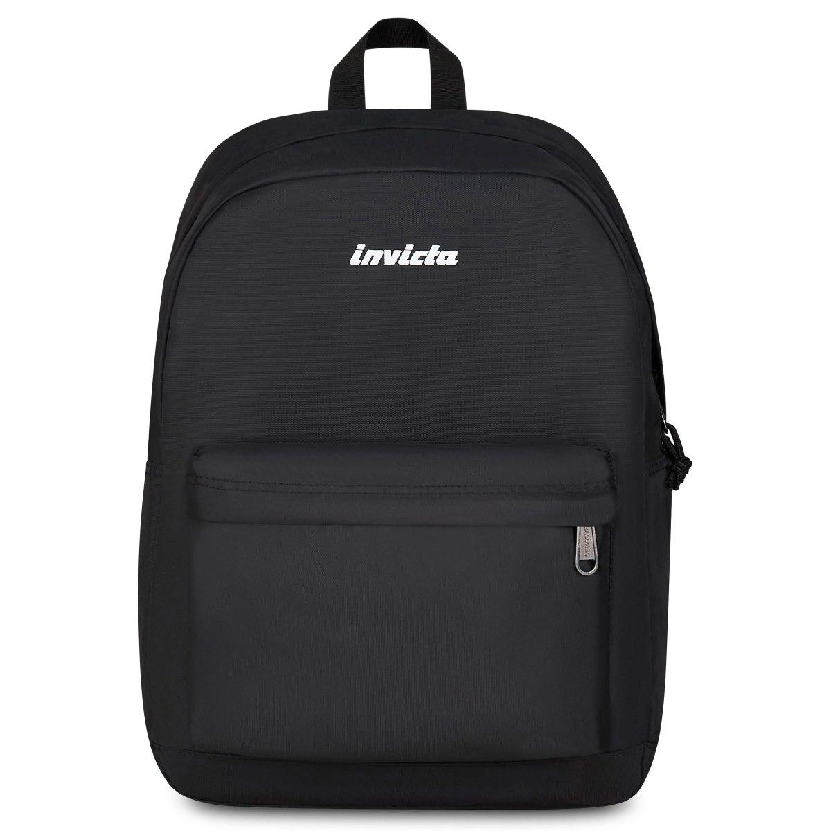Carlson plain grs invicta backpack nero