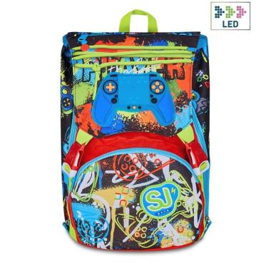 Zaino sdopp.big sj gang game-led boy / zaino sdopp.big sj gang game-led boy