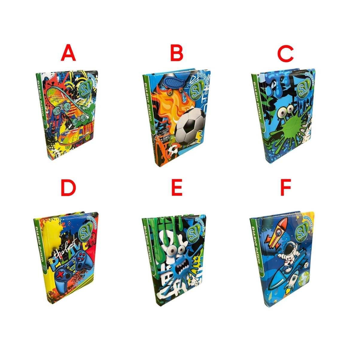 Diario ag.10m datato # sj gang cartotecnica sj gang boy