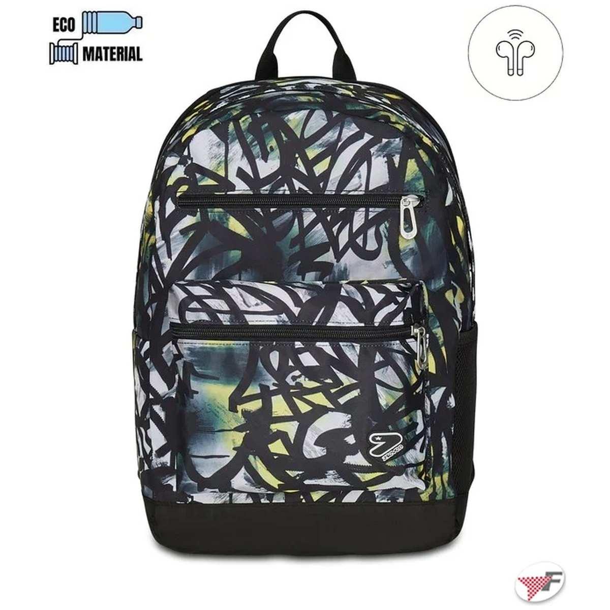 Reversible backpack grs earphones wireless seven dim paint b