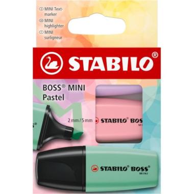 STABILO BOSS MINI PASTELLO 3pz