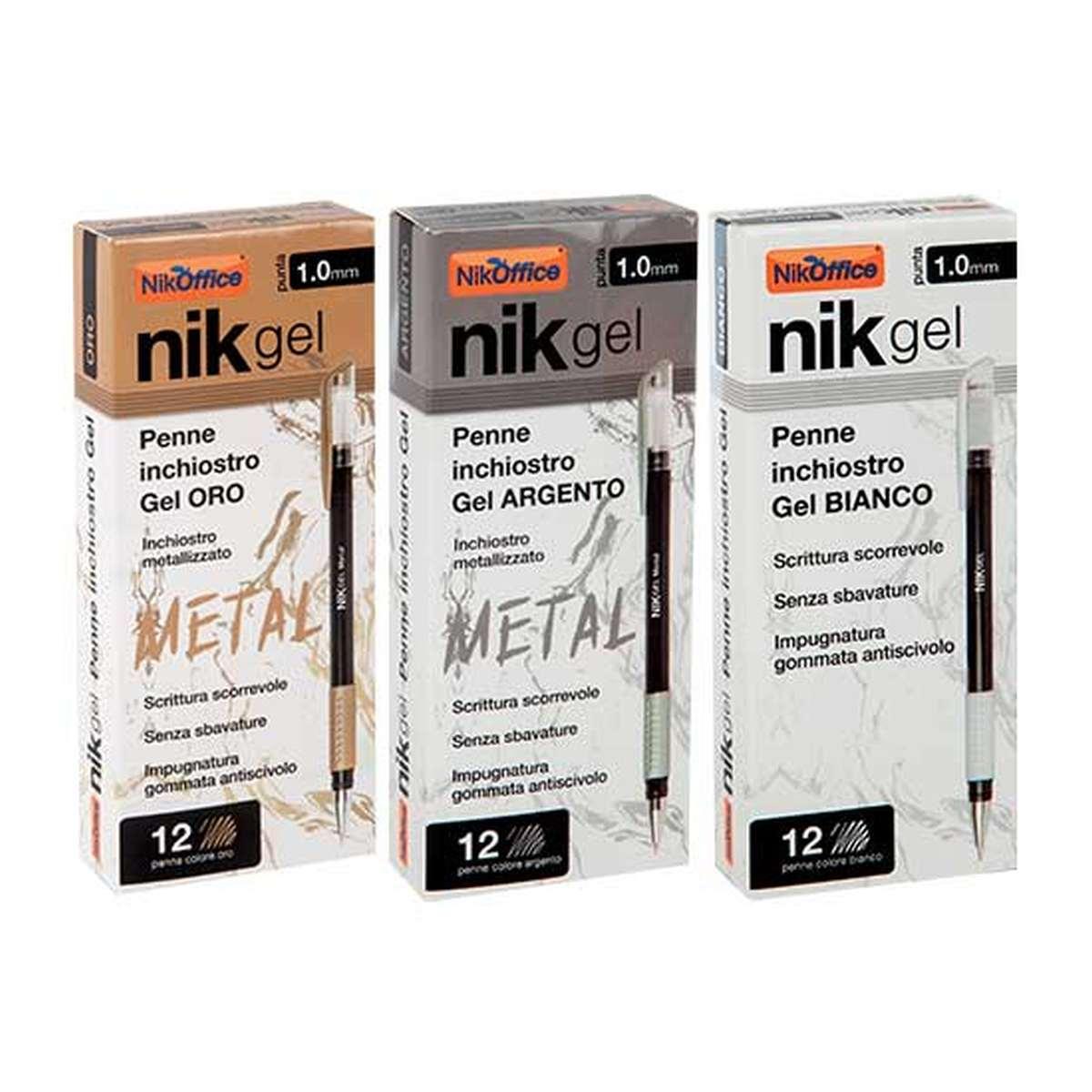 Penne gel box oro metal cf12