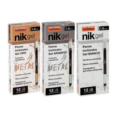 Penne gel box oro metal cf12