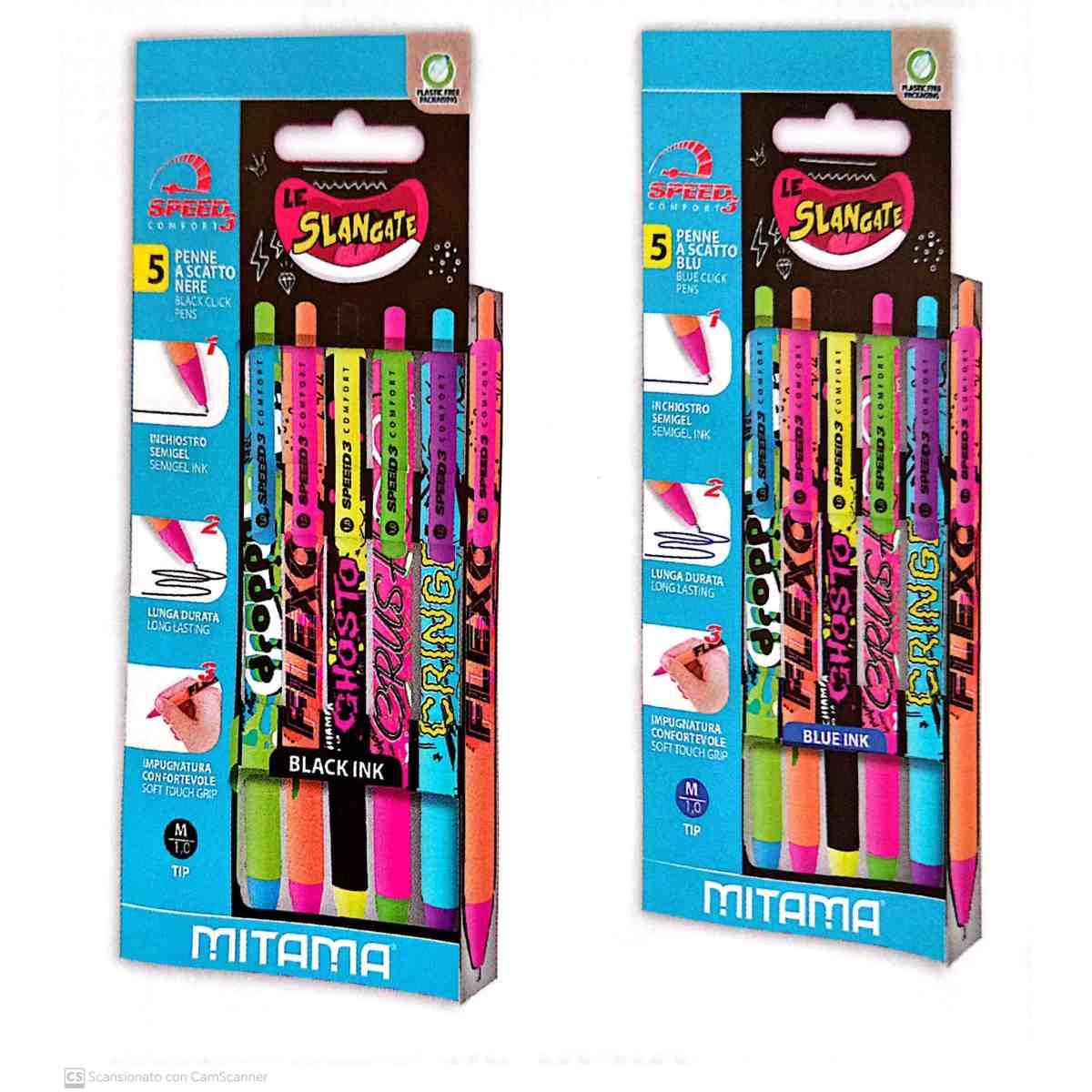 Penne a scatto speed 3 confort le slangate 5pz.