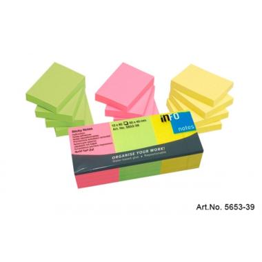 STICKYNOTES ASSORTITI 50x40 12PZ