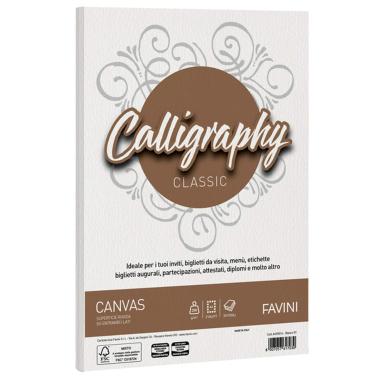 Calligraphy canvas 50fg 200gr a4 bianco