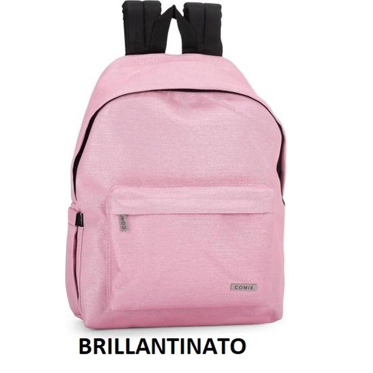 Zaino americano comix lurex rosa 25