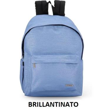 Zaino americano comix lurex azzurro 25