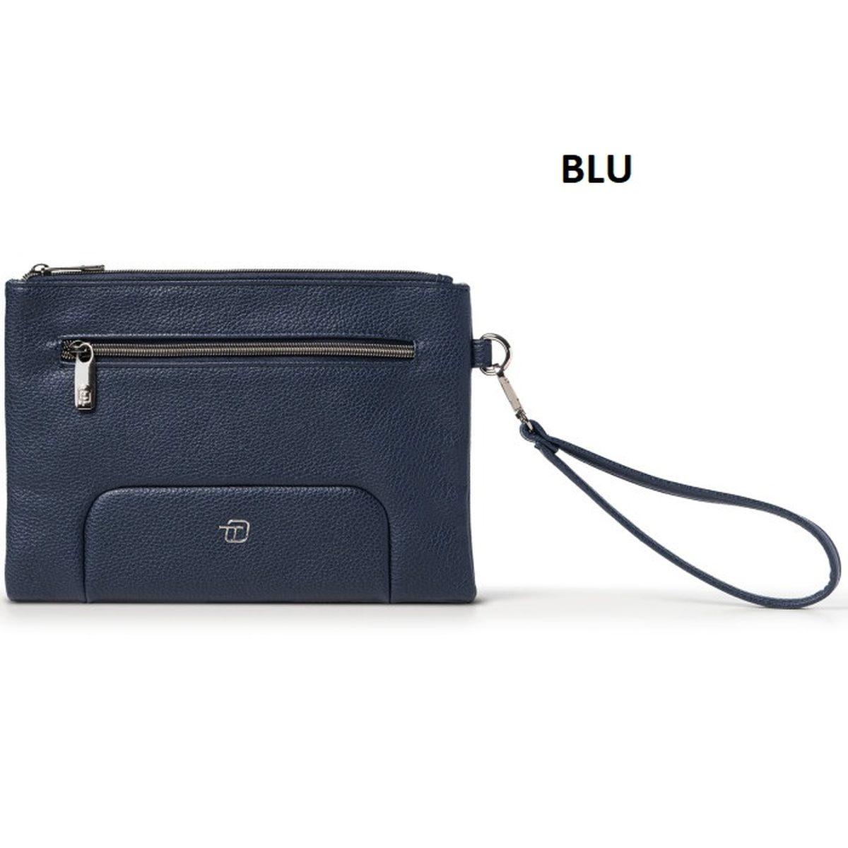 Pochetta da polso gate trender in ecopelle blu