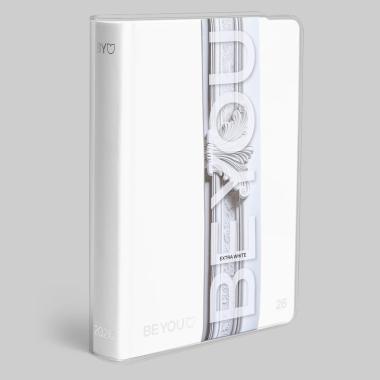 Be you 25/26 diario agenda extra white std